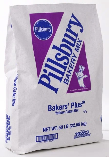 Pillsbury Baker's Plus Yellow Cake Bakery Mix, 50 Pound