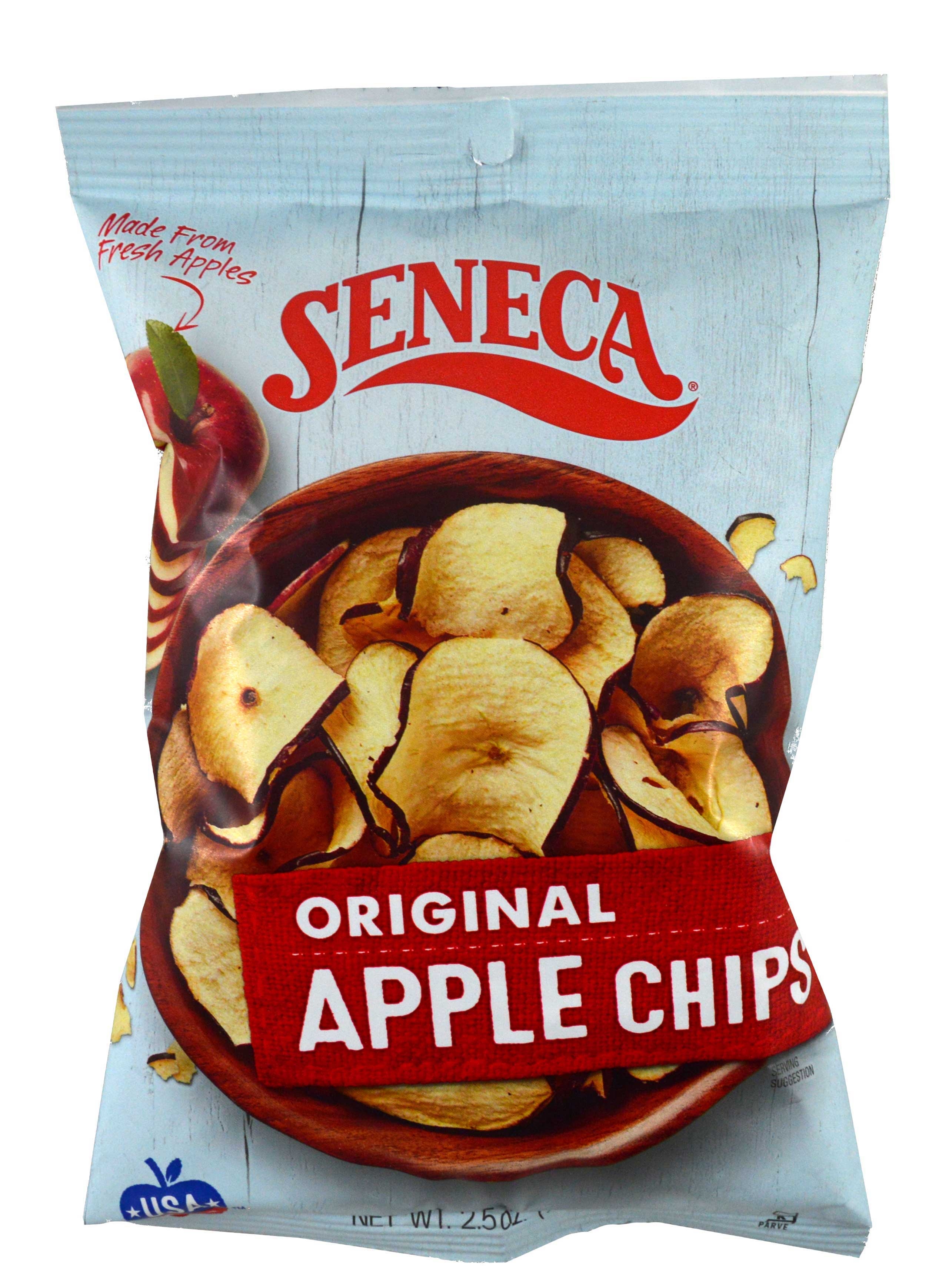 Seneca Original Apple Chips - 2.5 oz. bag, 12 per case
