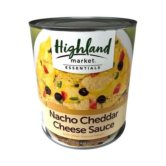 Highland Market Essentials Nacho Cheddar Cheese Sauce, 106 Ounce -- 6 per case