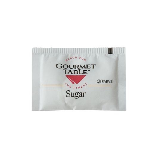 Gourmet Table White Cane Sugar, 2.8 Gram Packet -- 2000 per case