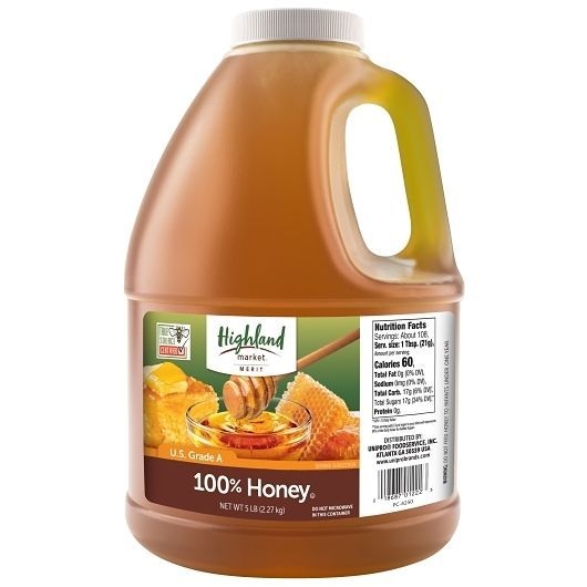 Highland Market Merit Honey, 80 Ounce -- 6 per case