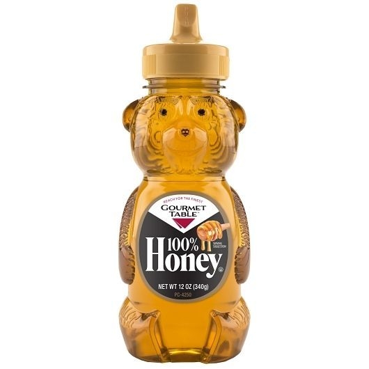 Gourmet Table Bear Honey, 12 Ounce Squeeze Bottle -- 12 per case