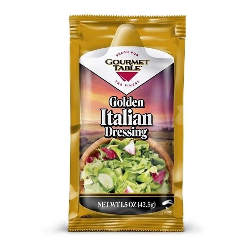 Gourmet Table Golden Italian Dressing, 1.5 Ounce -- 60 per case