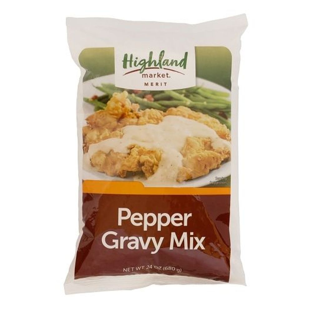 Highland Market Peppered Gravy Mix, 24 Ounce - 6 per case