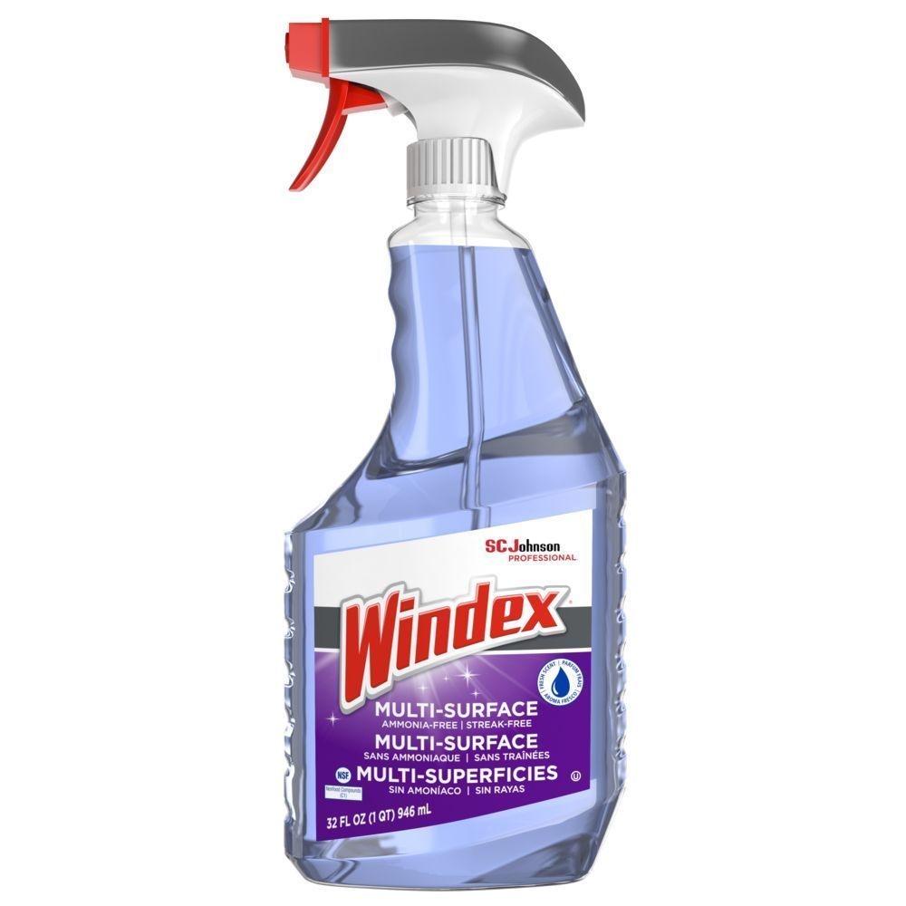 Windex Fresh Scent Multi Surface Cleaner, 32 Ounce Trigger Spray -- 8 per case.