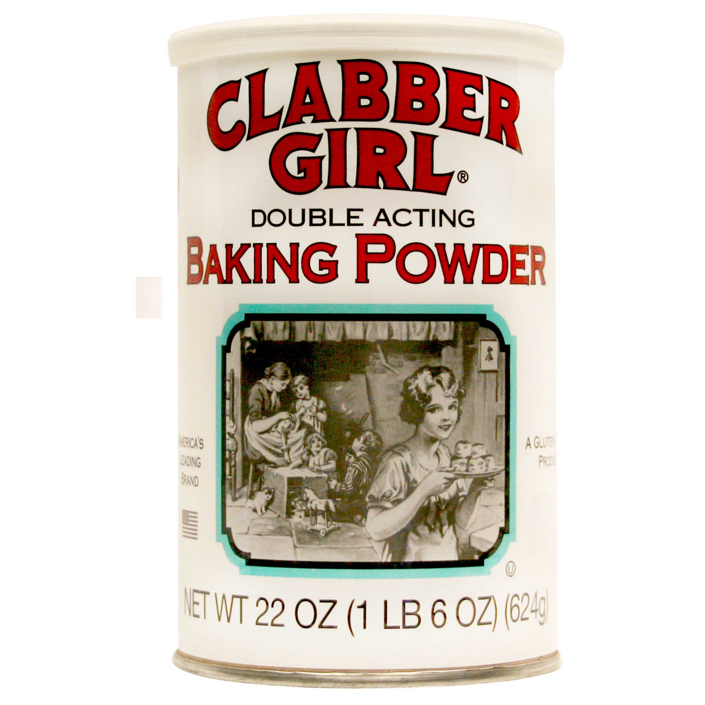 Clabber Girl Baking Powder, 22 Ounce -- 12 per case.