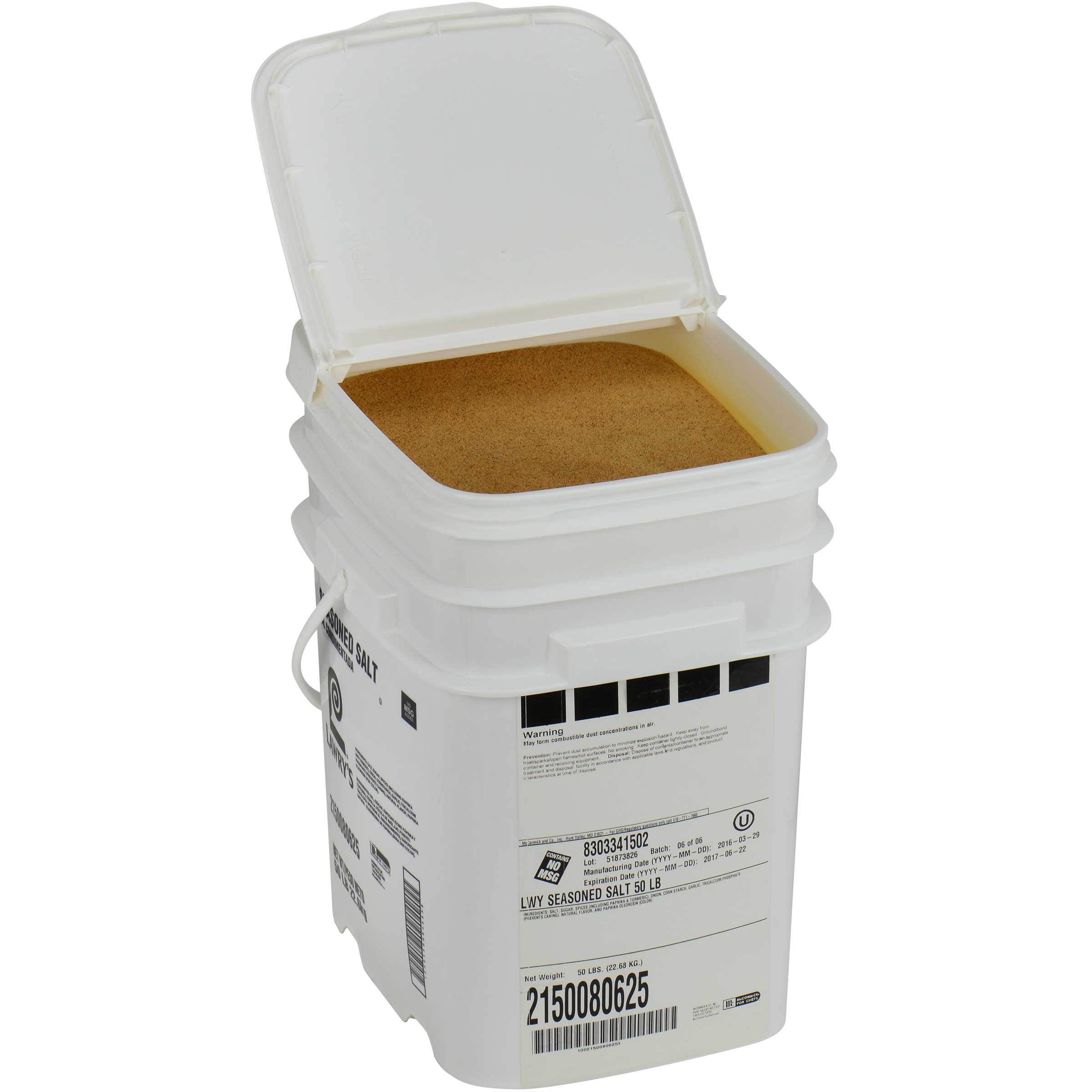 Lawry`s Seasoned Salt, 50 lb. pail