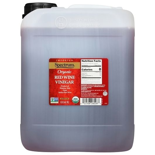 Spectrum Naturals Organic Red Wine Vinegar, 1.68 Fluid Ounce -- 2 per case
