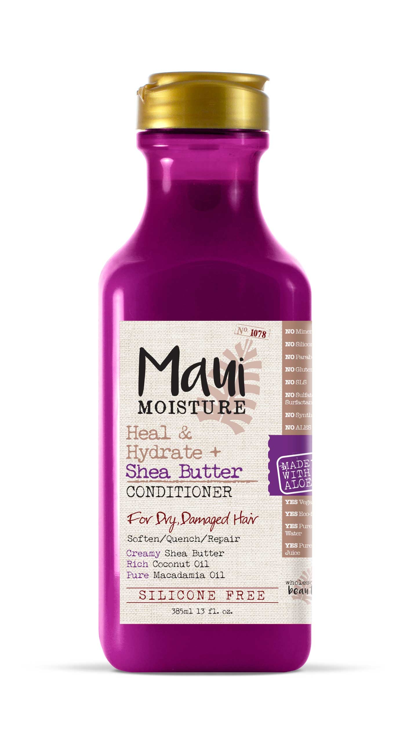 Maui Moisture Shea Butter Conditioner, 385 Milliliter -- 4 per case.
