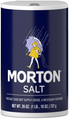 Morton Plain Salt, 26 Ounce -- 24 per case
