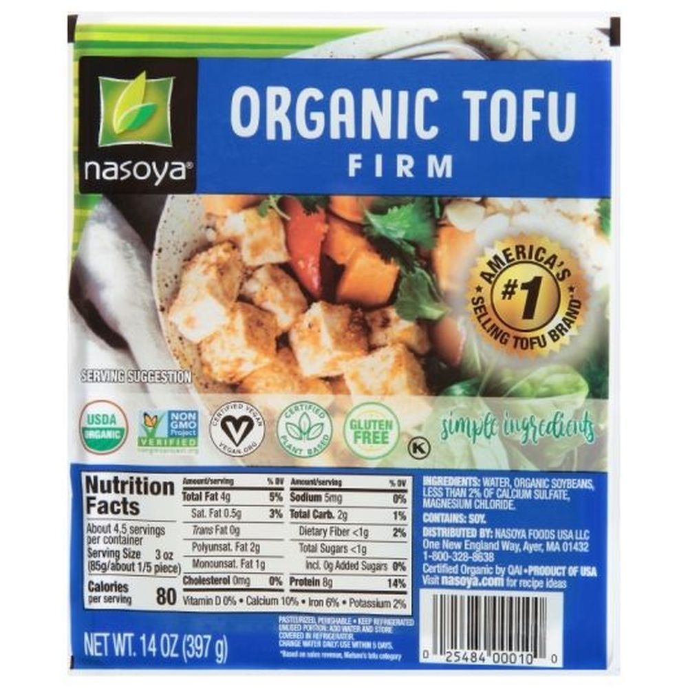 Nasoya Foods Organic Firm Tofu, 14 Ounce -- 6 per case