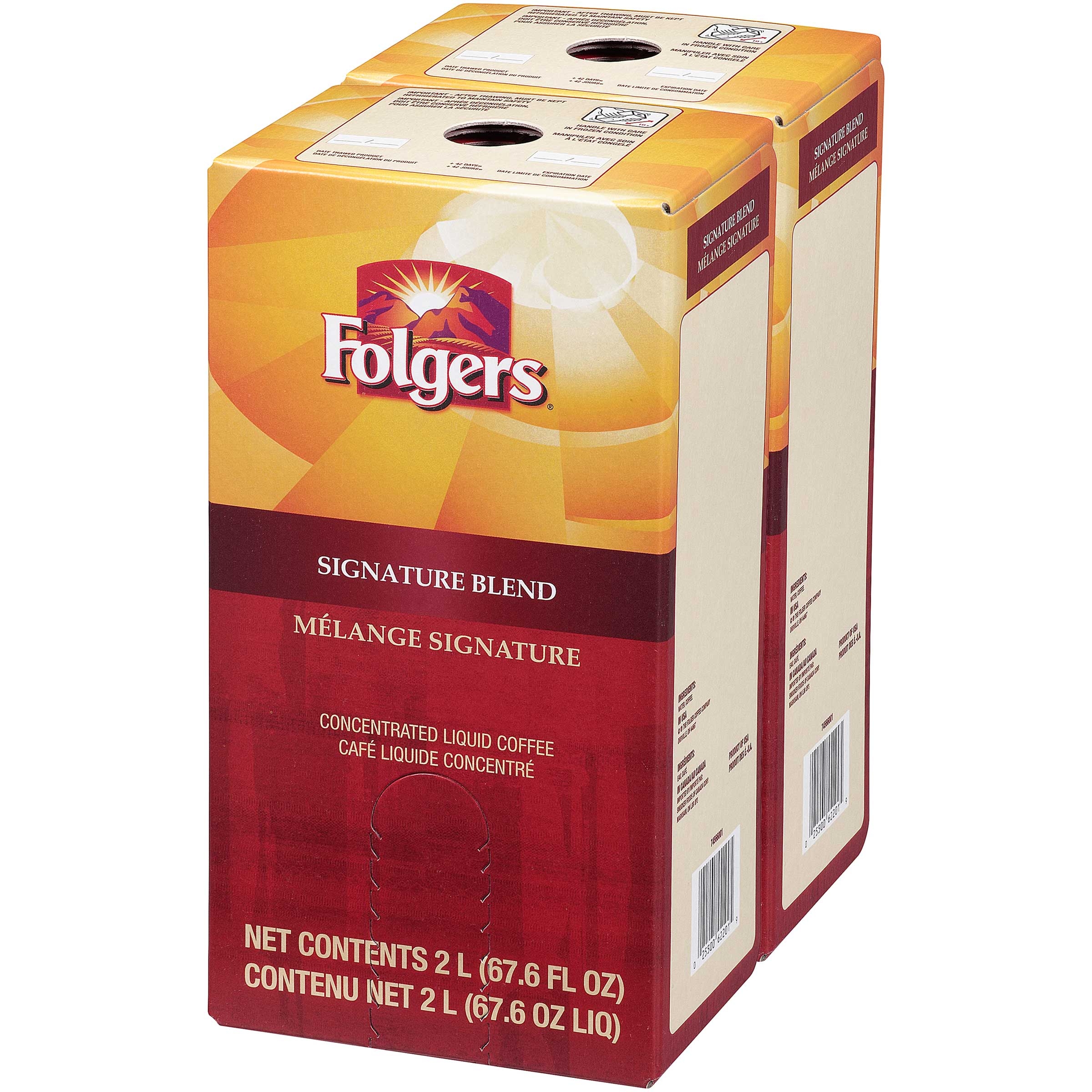 Folgers Signature Blend Coffee Liquid, 2 Liter -- 2 per case.