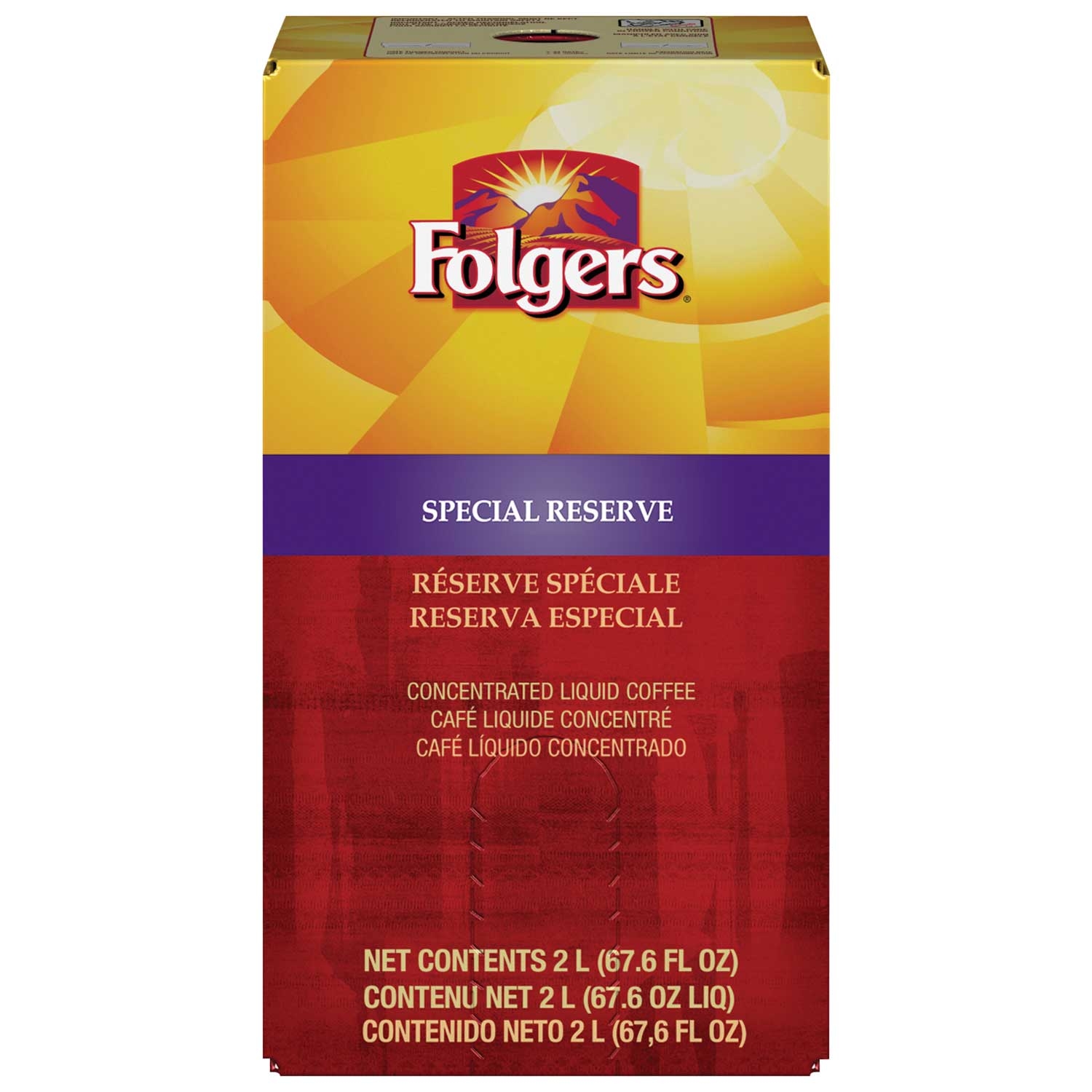 Folgers Special Reserve Coffee, 2 Liter -- 2 per case.