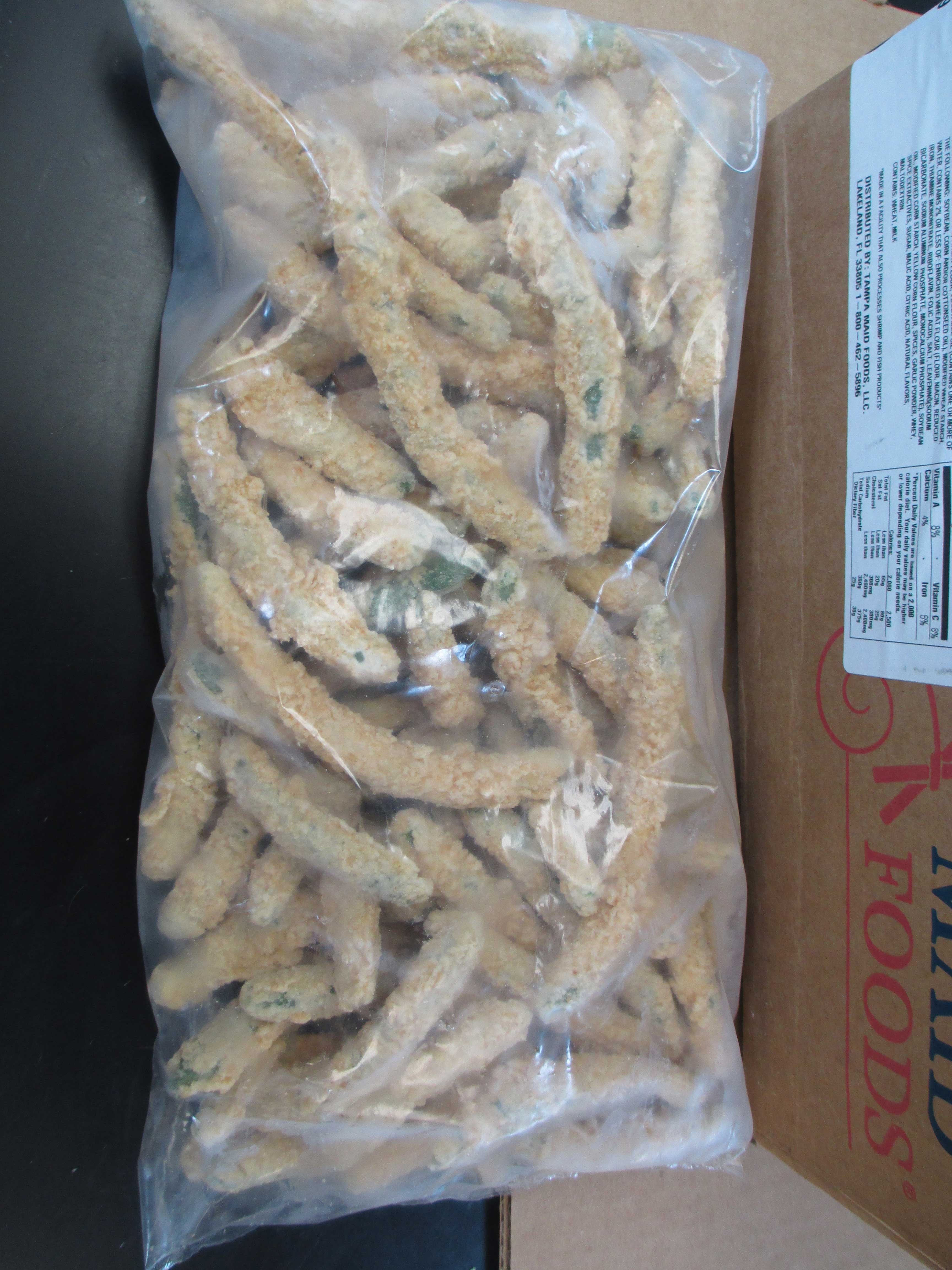 Diptn Dusted Spicy Whole Green Beans, 2 Pound -- 6 per case.