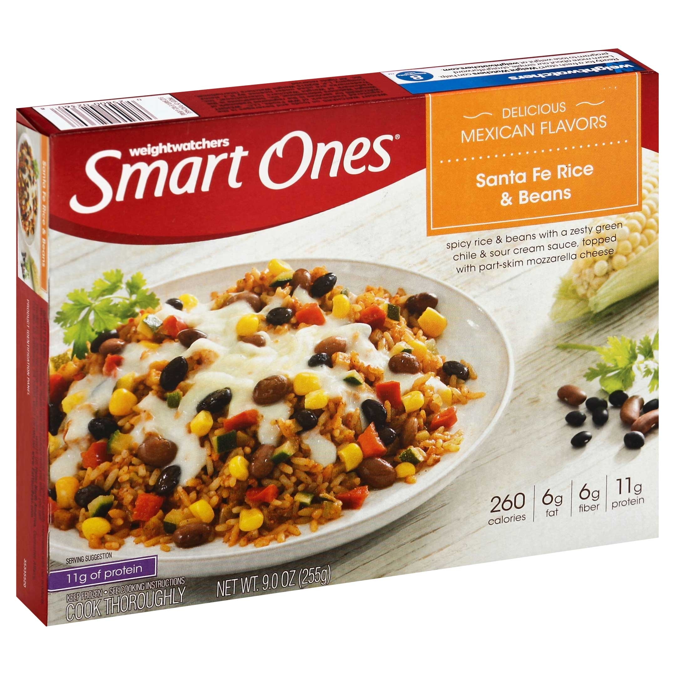 Heinz Smart Ones Entree Santa Fe Style Rice and Beans, 10 Ounce -- 12 per case.
