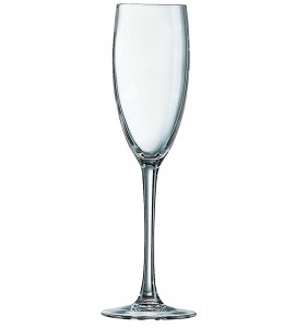 Cardinal International Arcoroc Kwarx Cabernet Flute Glass, 5 3/4 Ounce -- 24 per case.