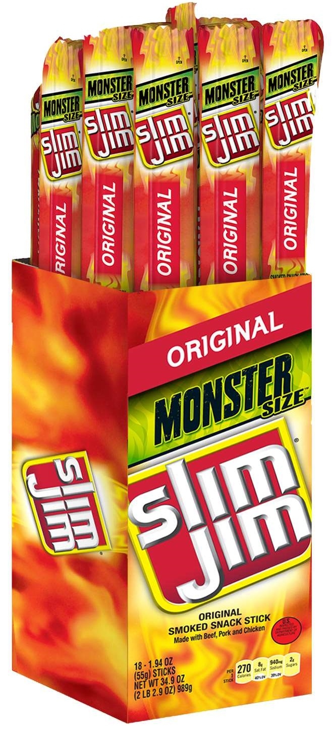 Slim Jim Original Monster Stick, 1.94 Ounce Stick -- 108 per case