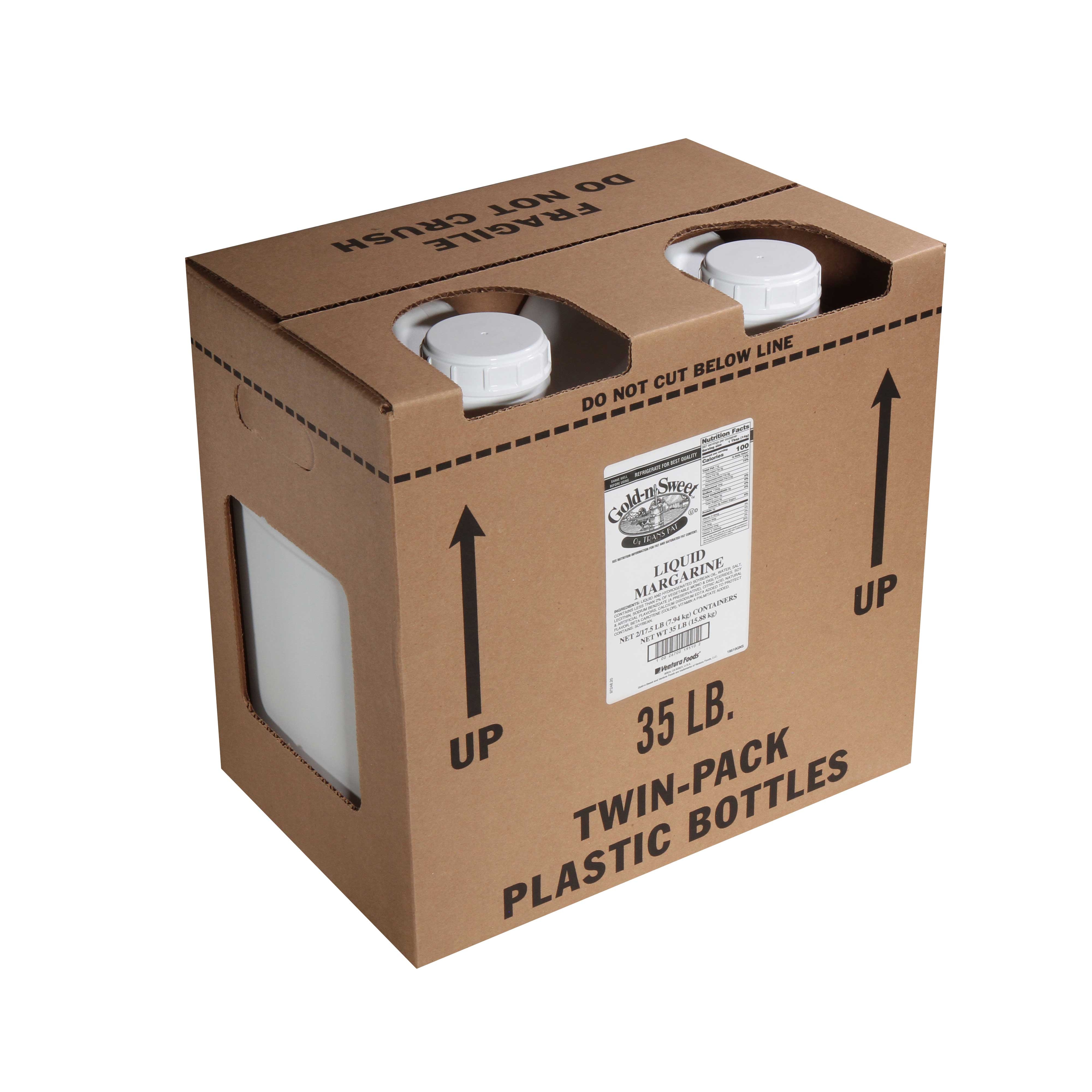 Ventura Foods Gold N Sweet Liquid Margarine, 17.5 Pound -- 2 per case.