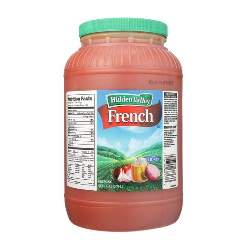 Hidden Valley French Salad Dressing with Honey, 1 Gallon Jar -- 4 per case