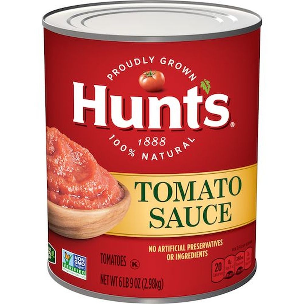 Hunts Natural Tomato Sauce, 105 Ounce Can -- 6 per case