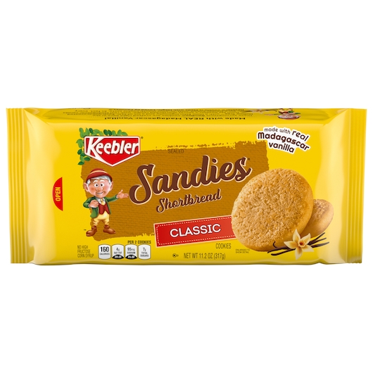 Keebler Sandies Classic Shortbread Cookies, 11.2 Ounce -- 12 per case