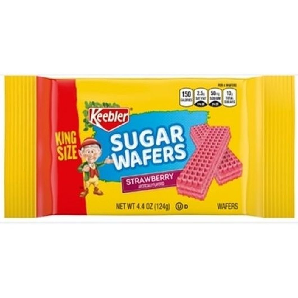 Keebler Strawberry Sugar Wafers, 4.4 Ounce -- 81 per case