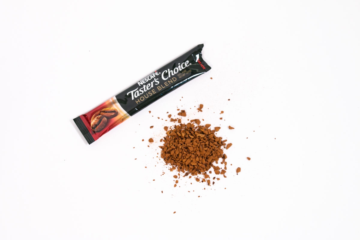 Tasters Choice Instant Coffee - 1000 on the go packets per box, 1 box per case