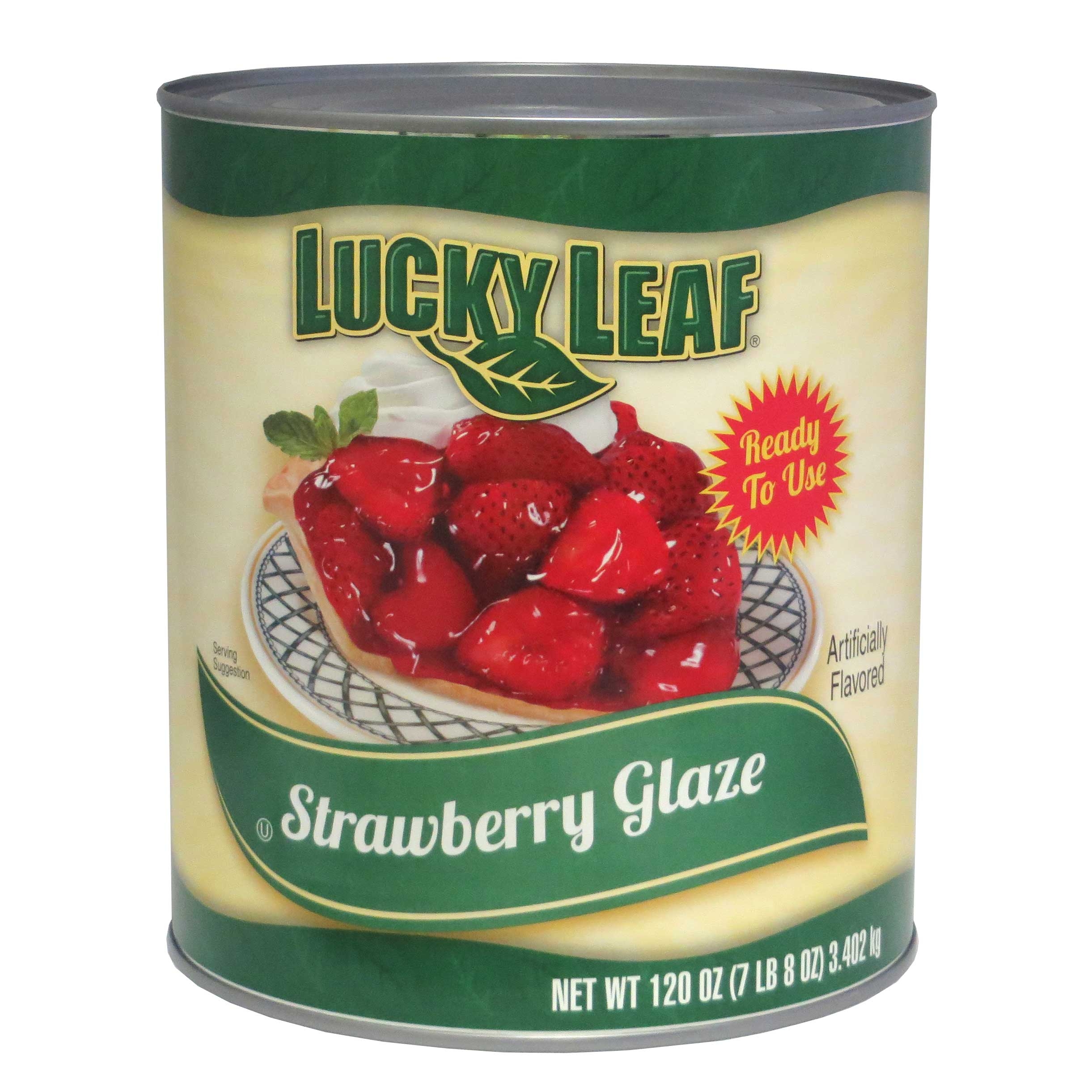 Knouse Foods Lucky Leaf Glaze Strawberry Pie Filling, 120 Ounce -- 6 per case.