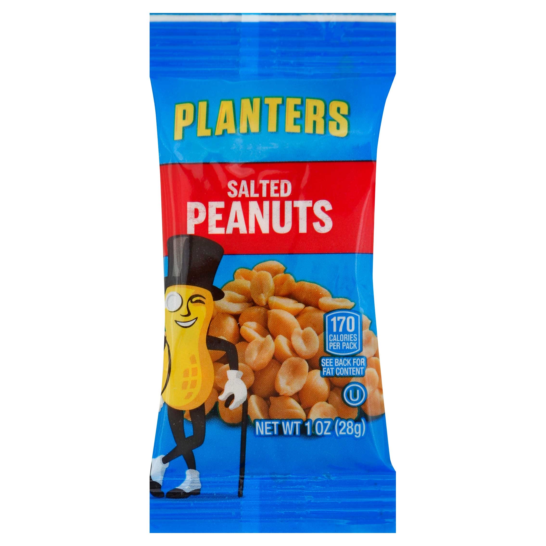 Planters Salted Peanut Snacks, 1 Ounce -- 144 per case.