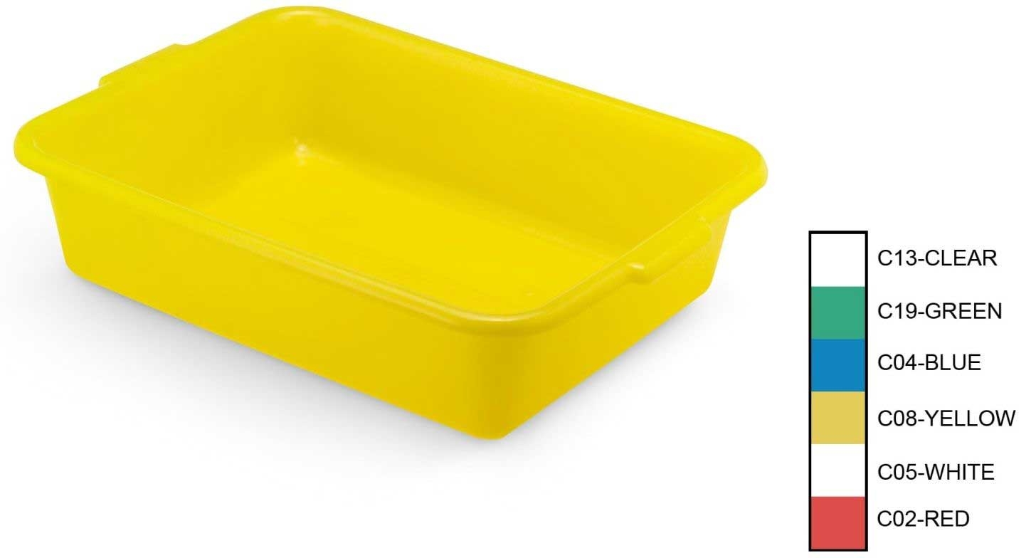 Vollrath Traex Color Mate Clear Food Box, 5 inch -- 6 per case