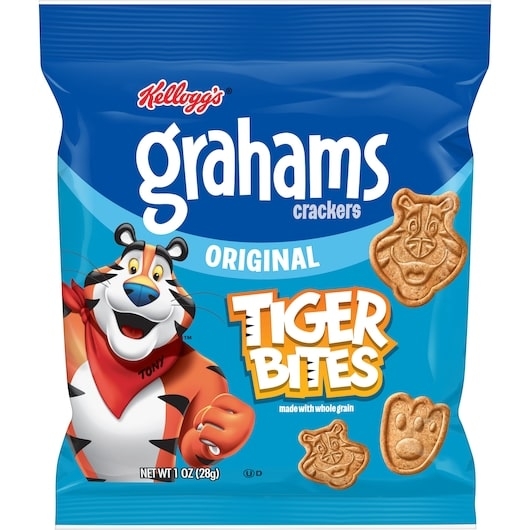 Kellogg's Tiger Bites Original Graham Cracker, 1 Ounces -- 150 per case