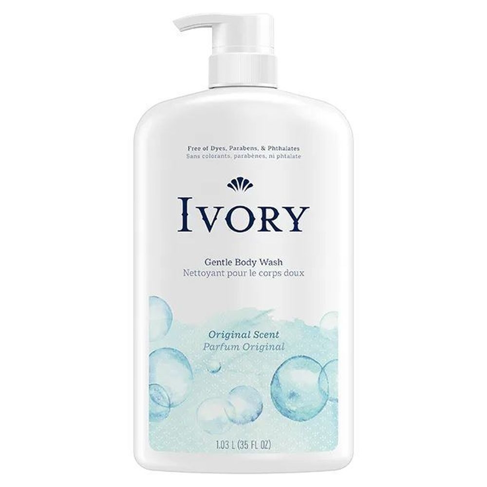 Ivory Original Mild and Gentle Body Wash, 35 Fluid Ounce -- 4 per case
