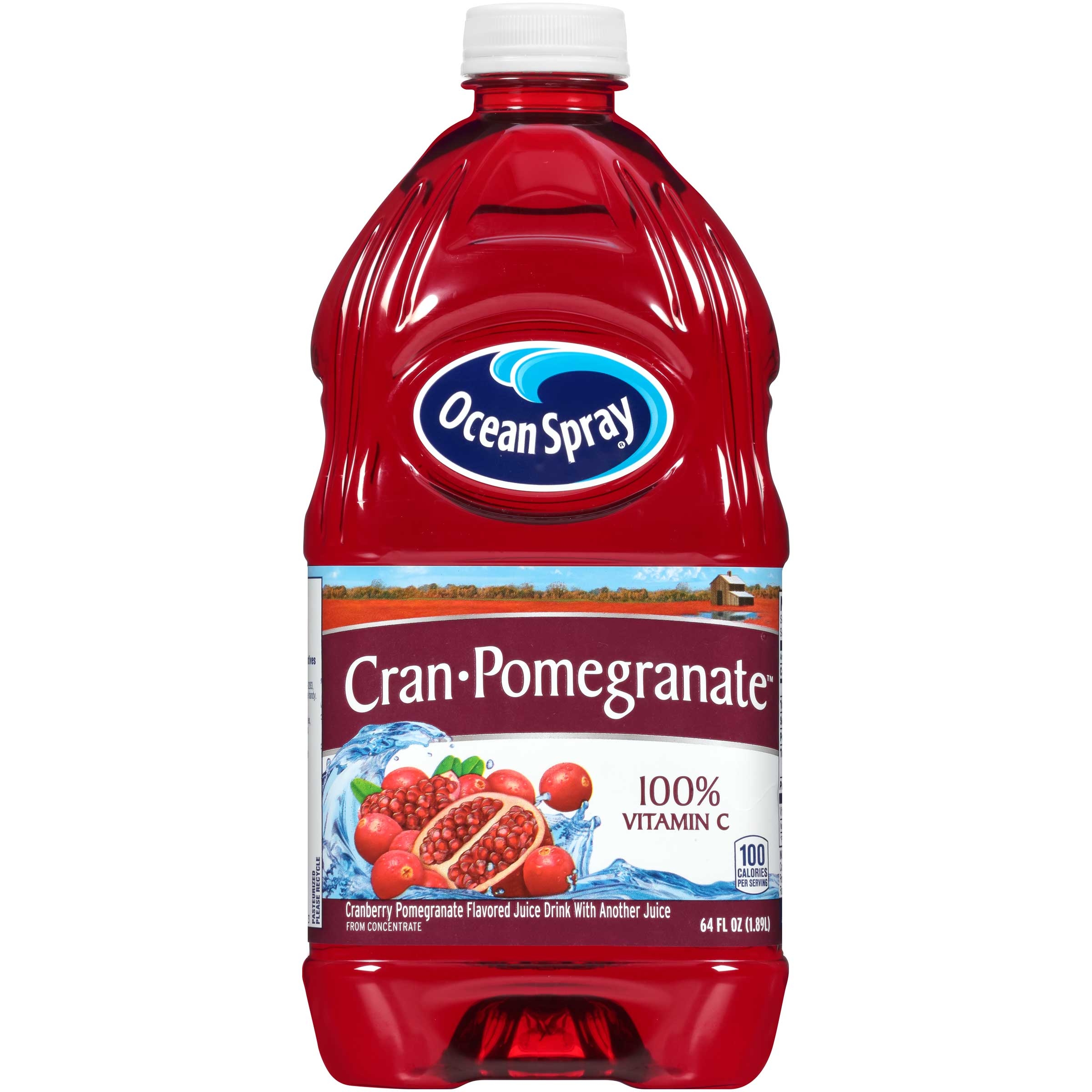 Ocean Spray Cran Pomegranate Cranberry Pomegranate Juice Drink, 64 Ounce -- 8 per case.