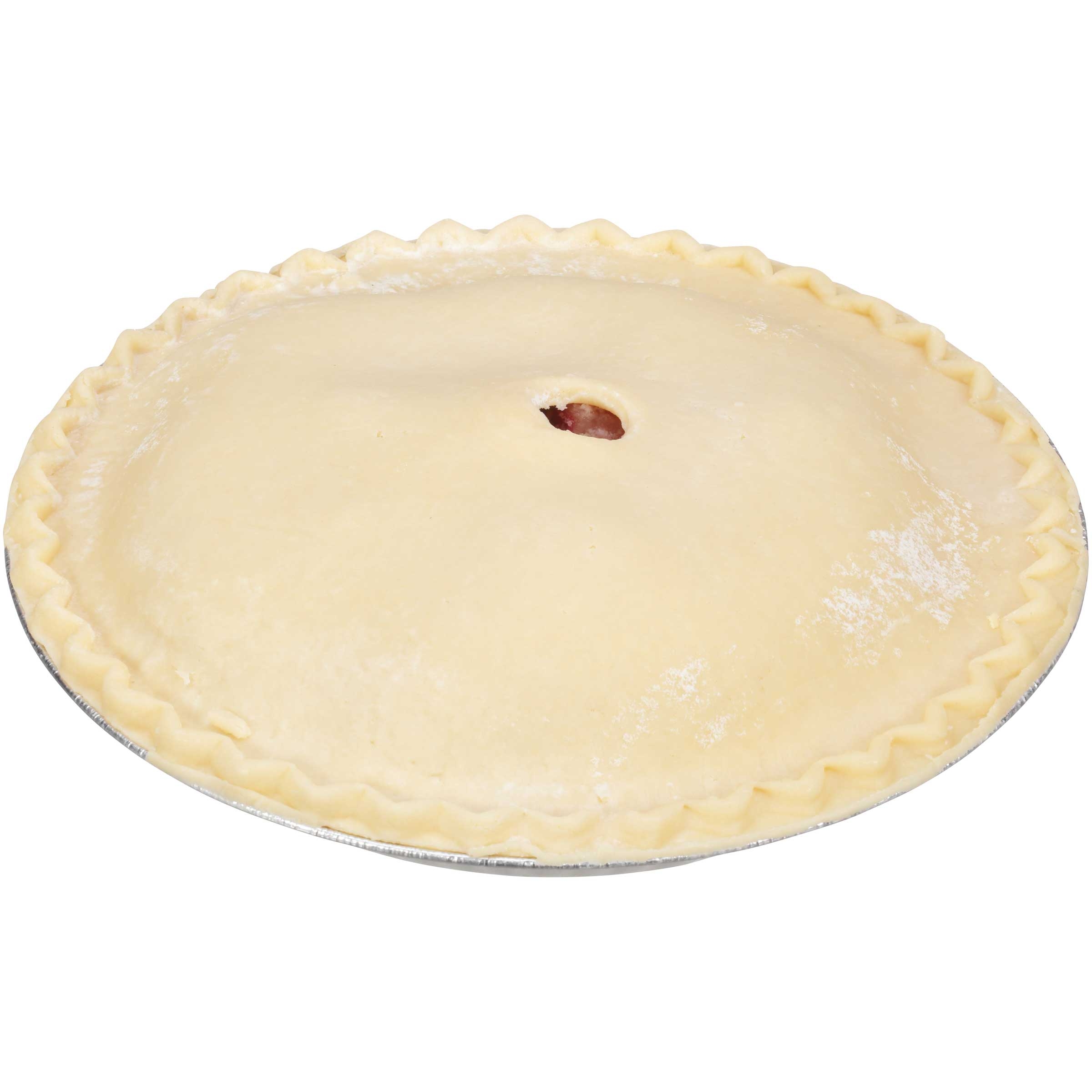 Sara Lee Chef Pierre Unbaked Rhubarb High Pie, 10 inch -- 6 per case.
