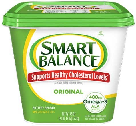 Smart Balance Original Buttery Spread, 45 Ounce Tub -- 6 per case