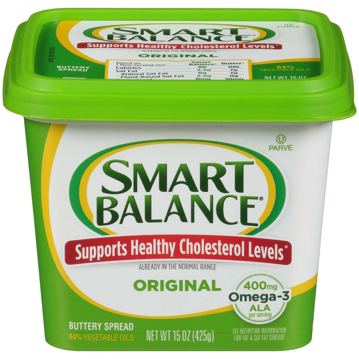 Smart Balance Original Buttery Spread, 15 Ounce Squeeze -- 6 per case