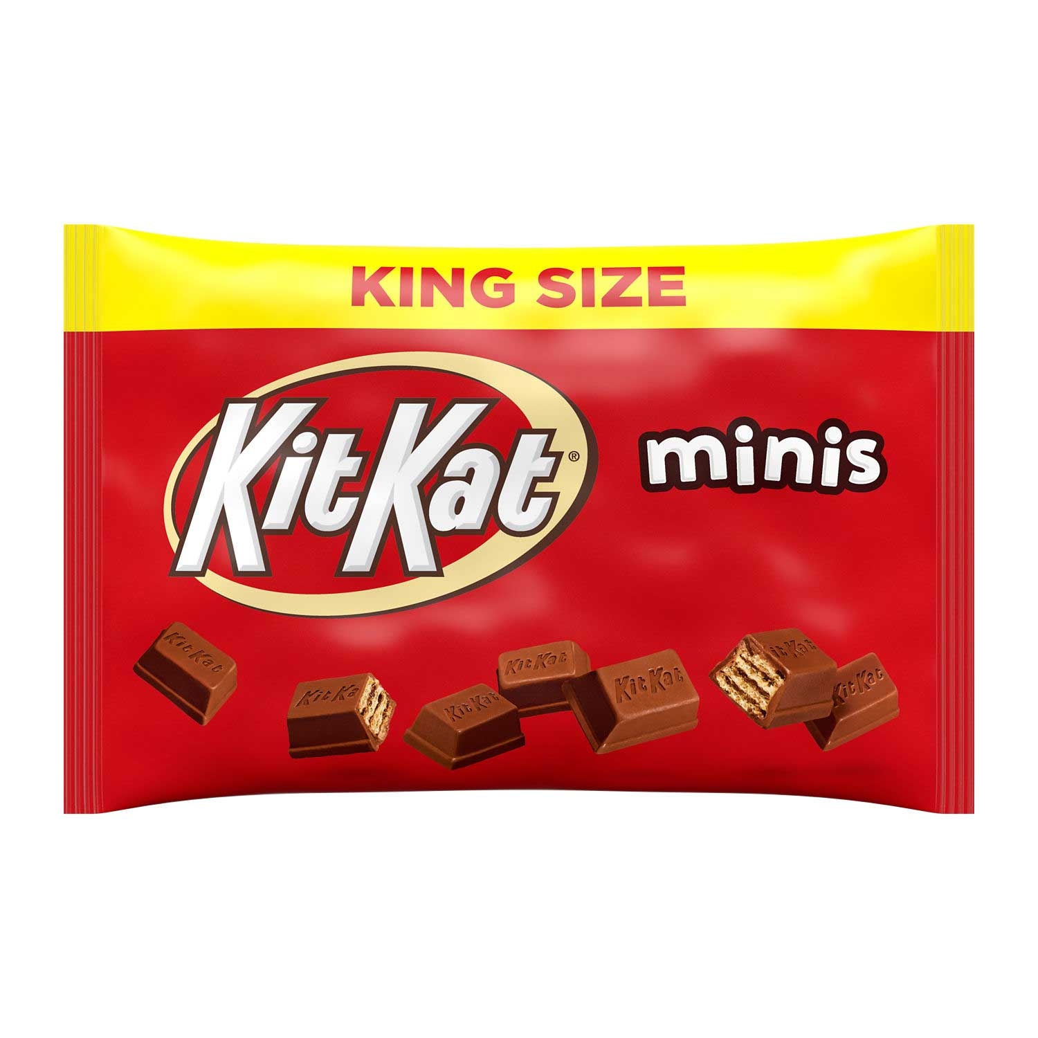 Kit Kat Minis King Size Milk Chocolate Crispy Wafer, 2.2 Ounce -- 144 per case