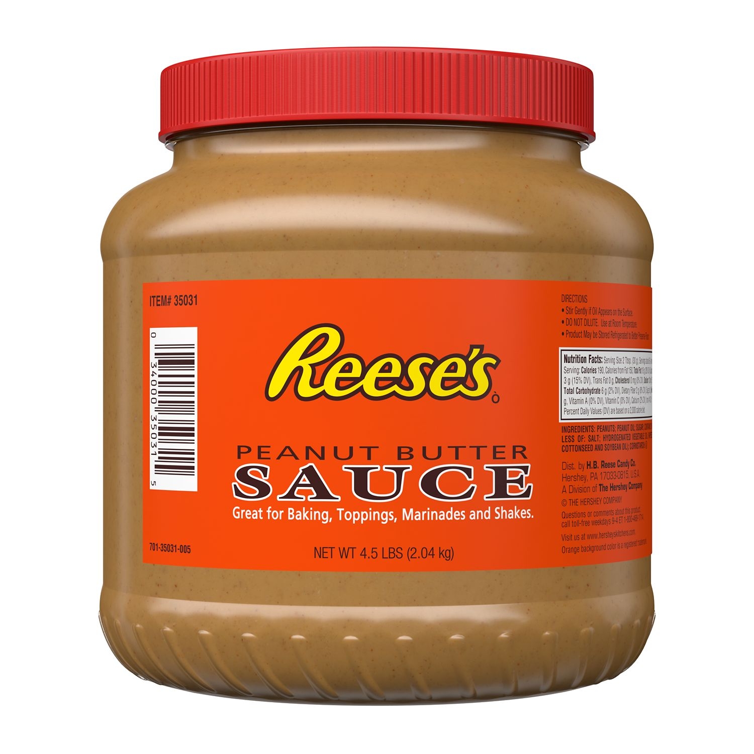 Reese's Peanut Butter Sauce, 4.5 Pound