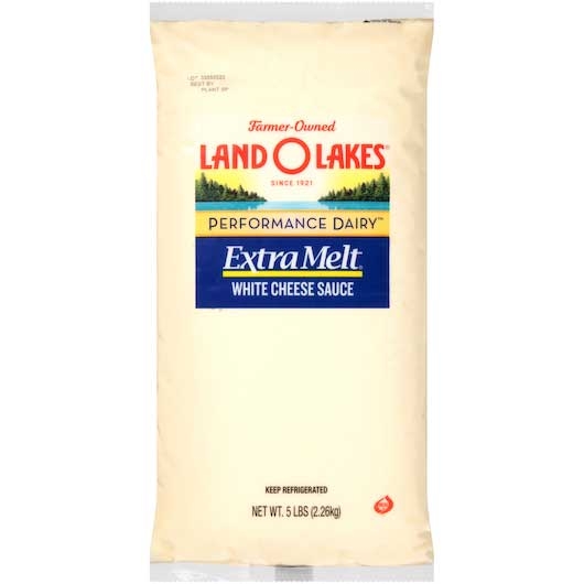 Land O Lakes Extra Melt White Cheese Sauce, 5 Pound -- 6 per case.