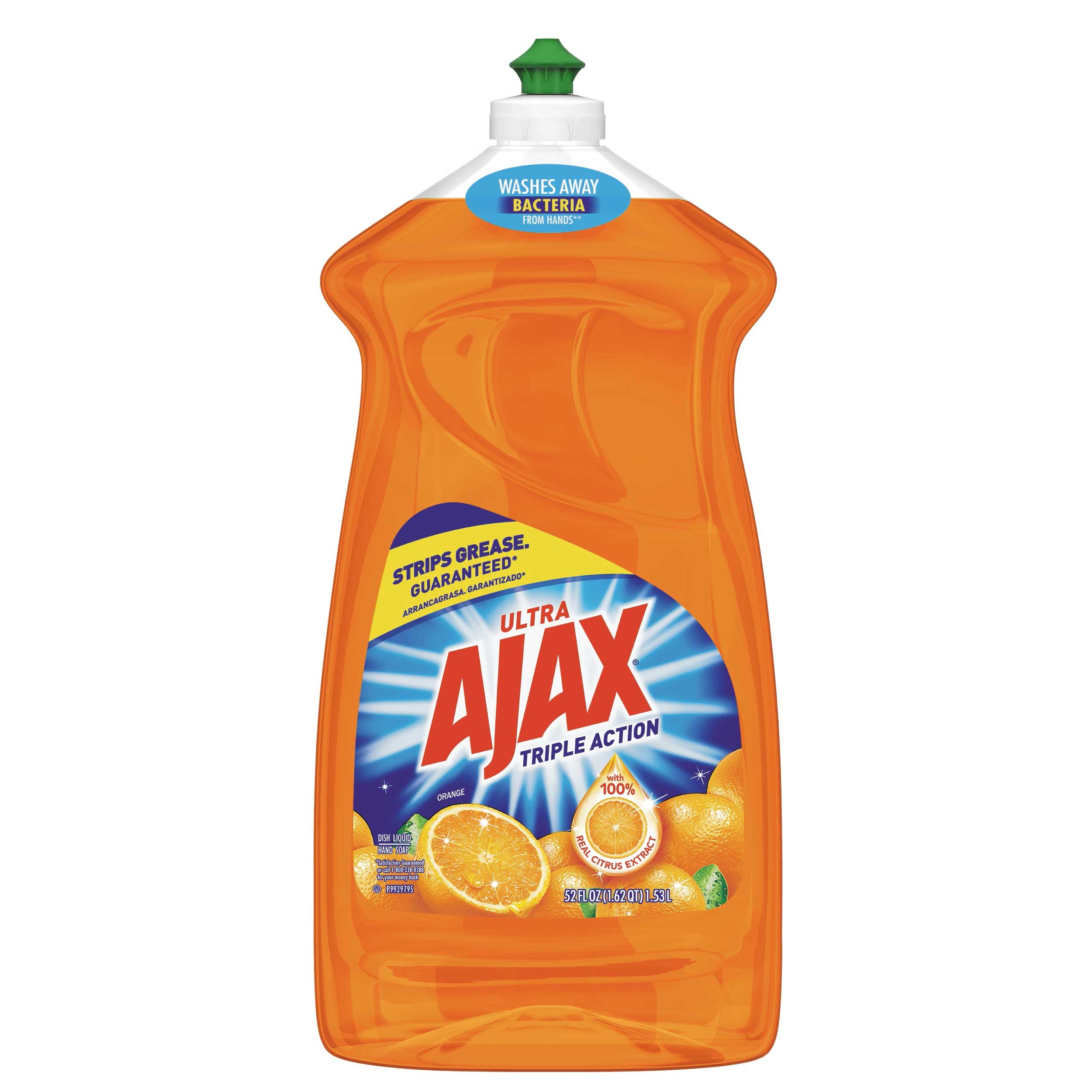 Ajax Orange Triple Action Dish Liquid, 52 Fluid Ounce -- 6 per case.