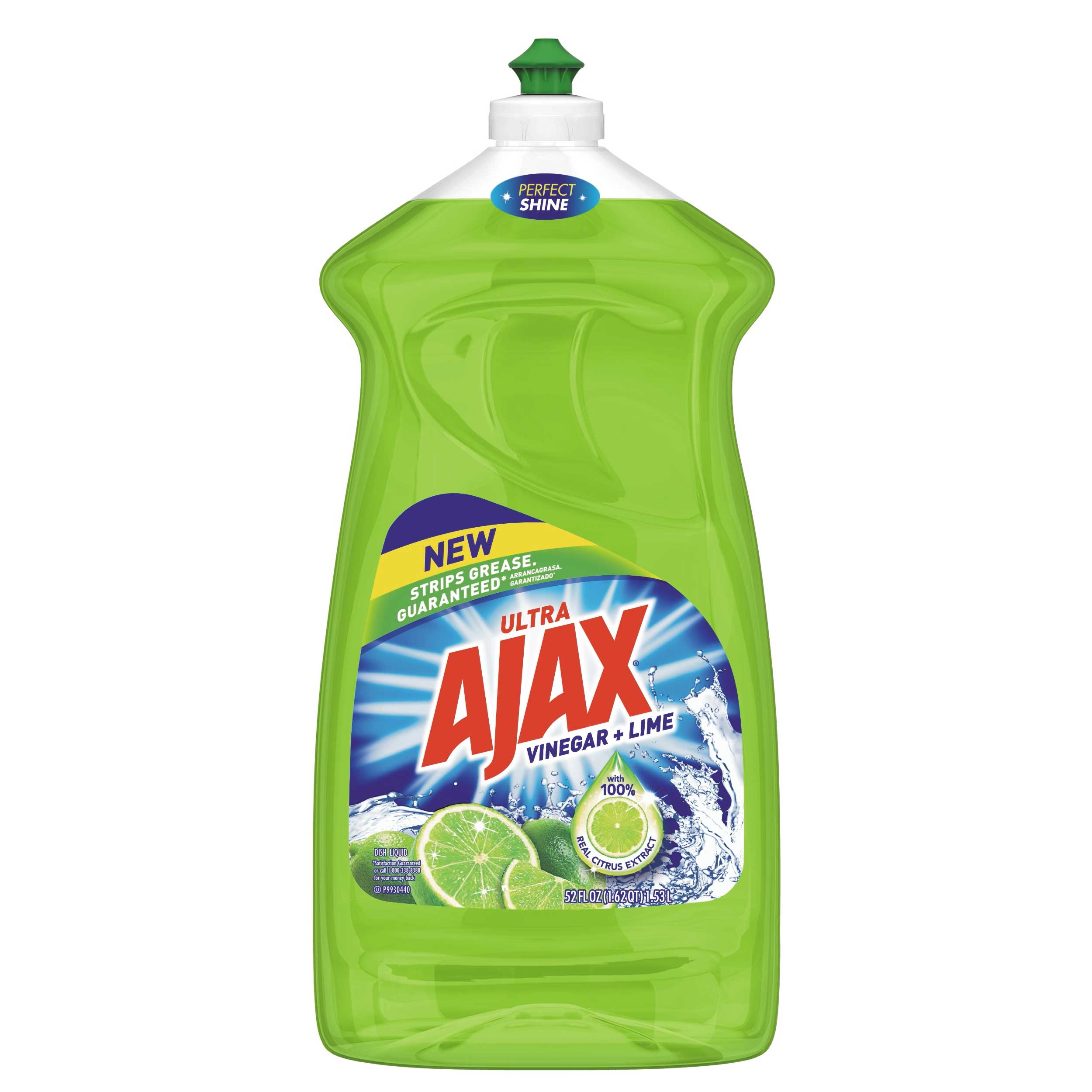 Ajax Lime Bleach Alternative Dish Liquid, 52 Fluid Ounce -- 6 per case.