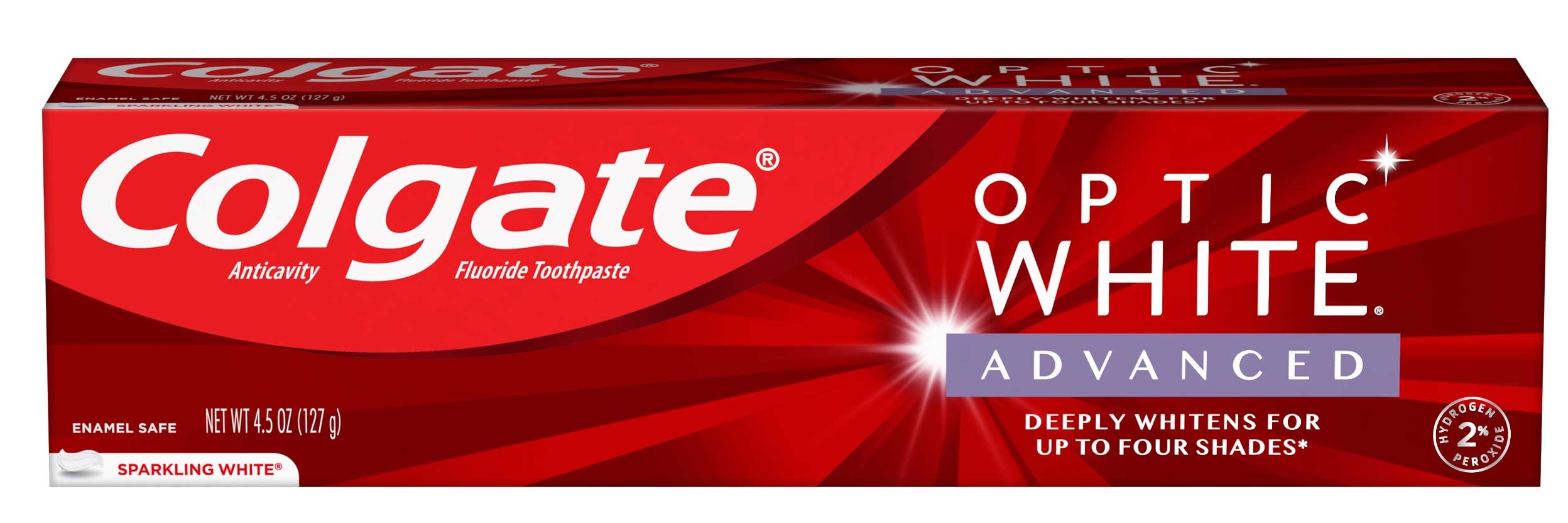 Colgate Sparkling White Advanced Toothpaste, 4.5 Ounce -- 24 per case