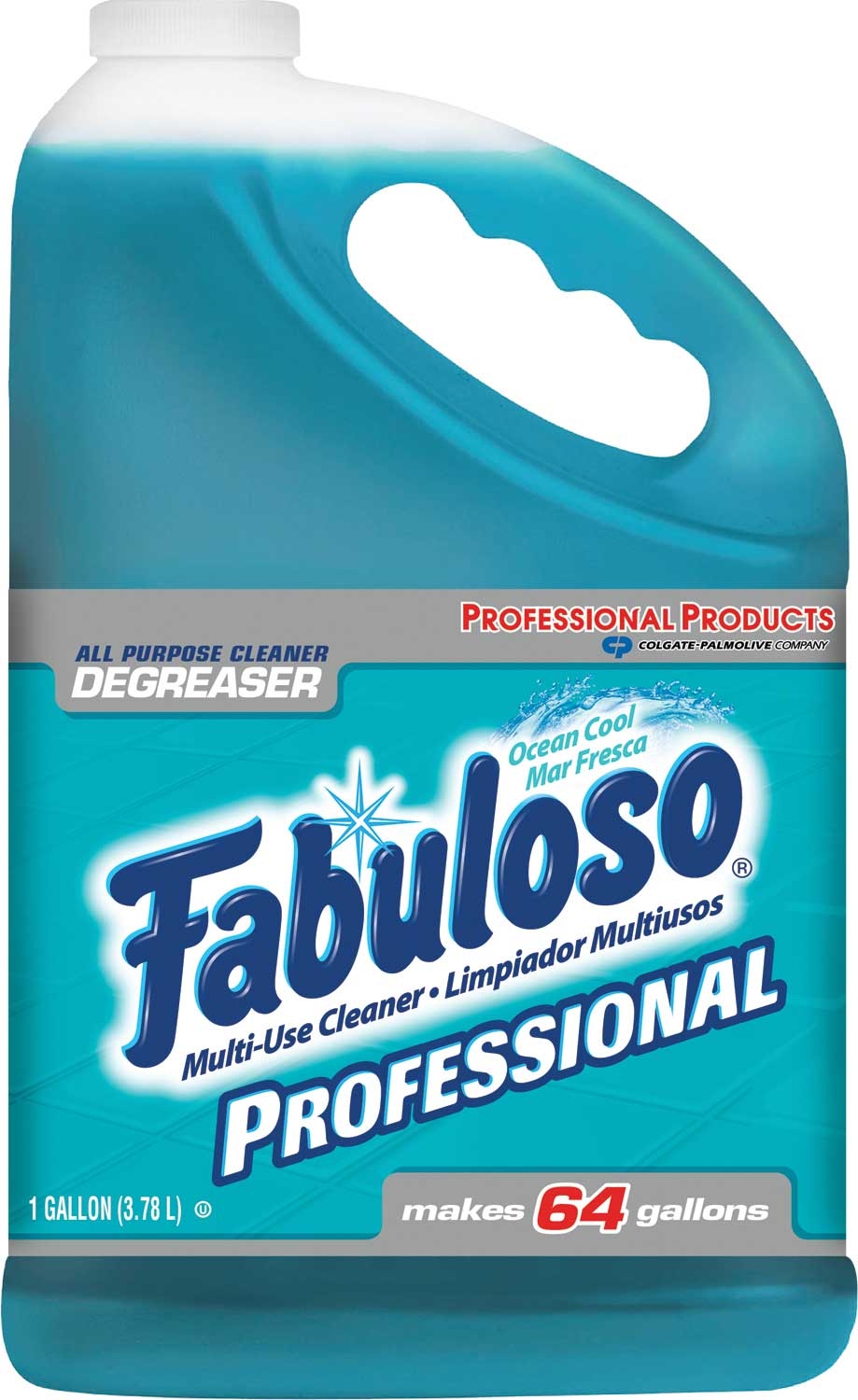 Fabuloso Ocean Cool Professional Liquid Cleaner, 128 Ounce -- 4 per case