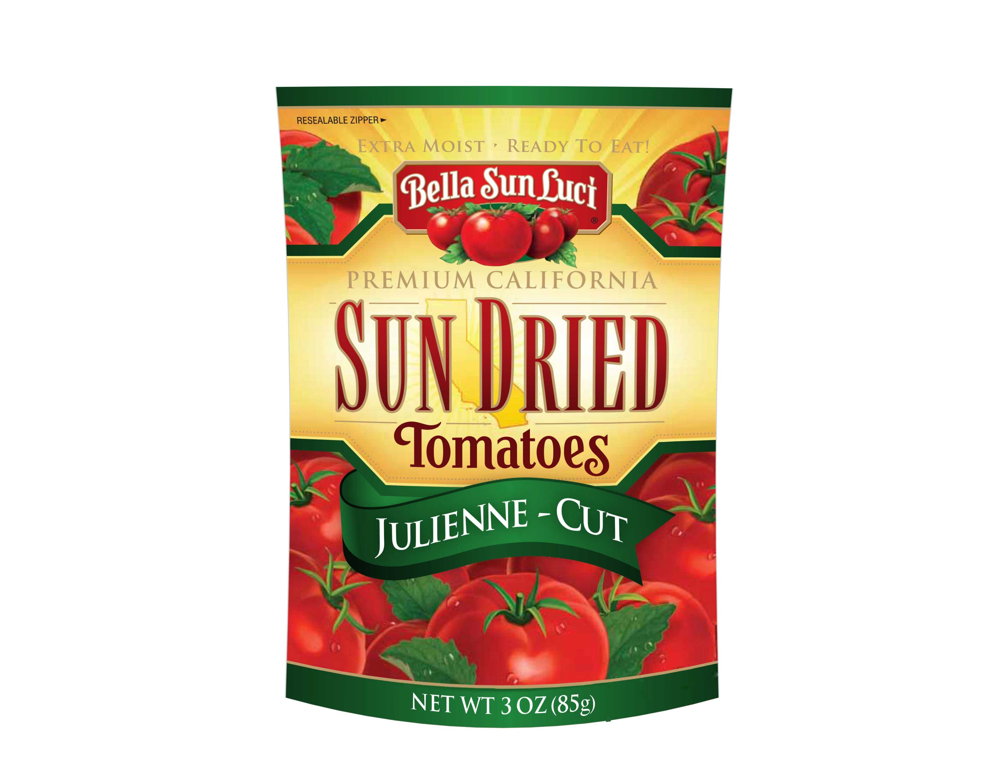 Bella Sun Luci 3 Ounce Sun Dried Tomatoes Julienne -- 12 per case.