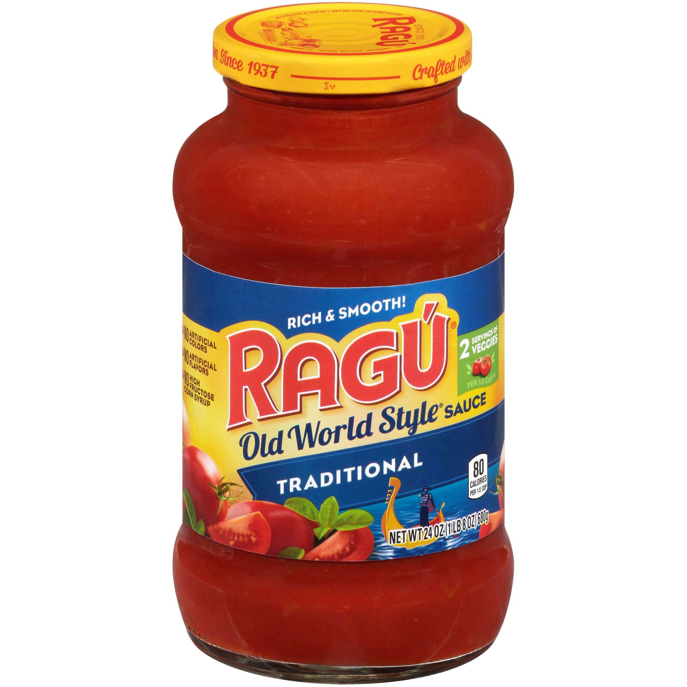 Ragu Old World Style Traditional Sauce, 24 Ounce -- 12 per case