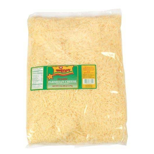 Commodity Cheese Shredded Parmesan Cheese, 5 Pound -- 4 per case