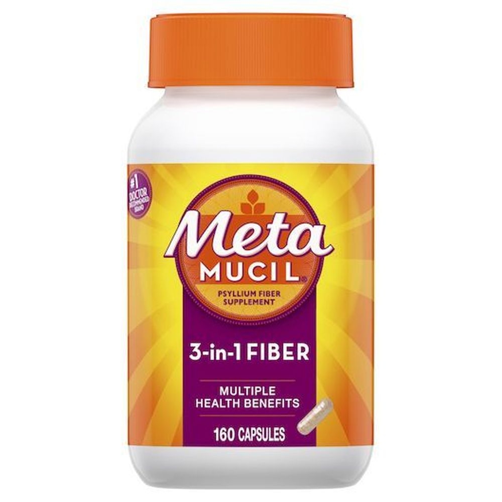 Metamucil Psyllium Fiber Capsule, 160 count -- 12 per case