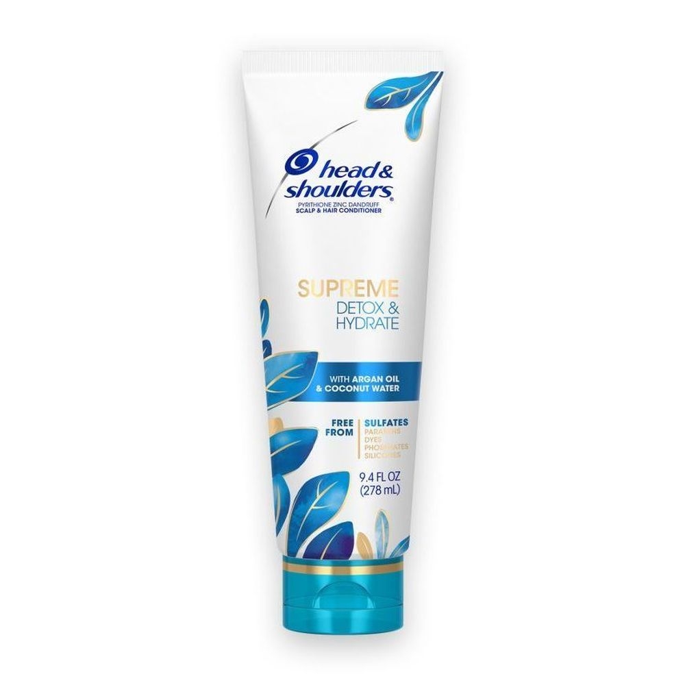 Head and Shoulders Supreme Detox Hydrate Hair Scalp Conditioner, 9.40 Fluid Ounce -- 12 per case