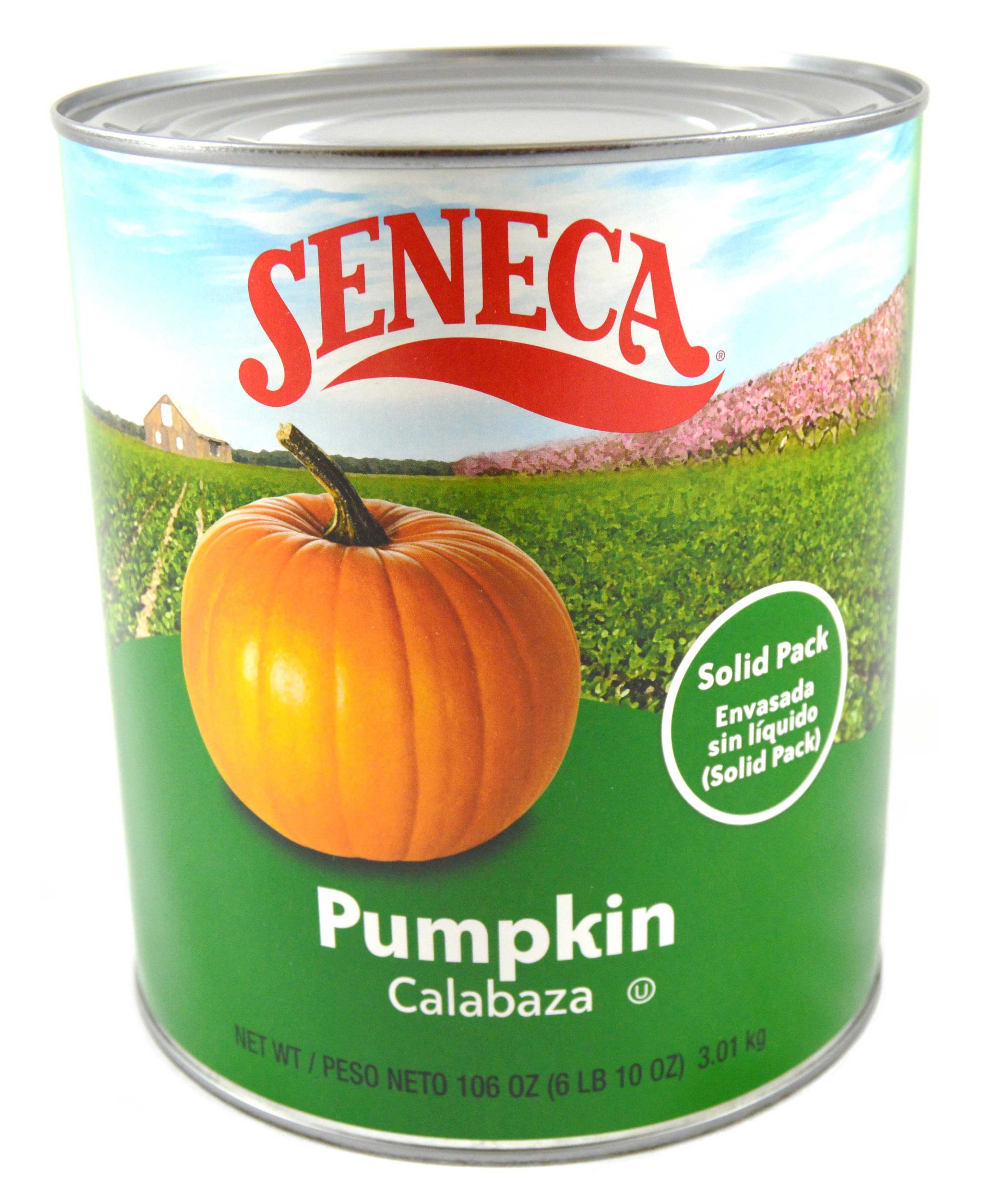 Seneca Solid Pack Pumpkin  -  no.10 can, 6 cans per case