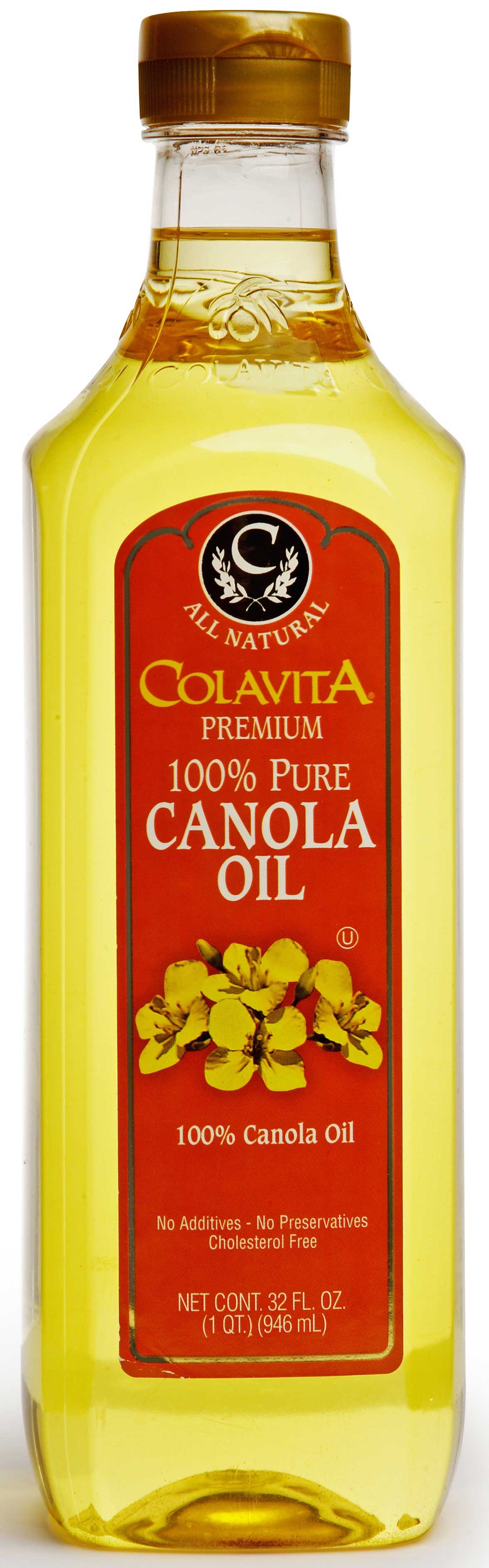 Colavita 100 Percent Canola Oil, 32 Fluid Ounce -- 12 per case